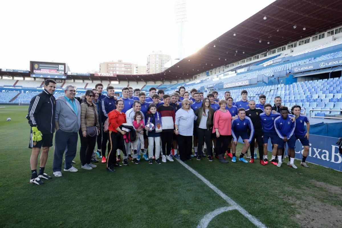 Entrenamiento del Real Zaragoza juvenil