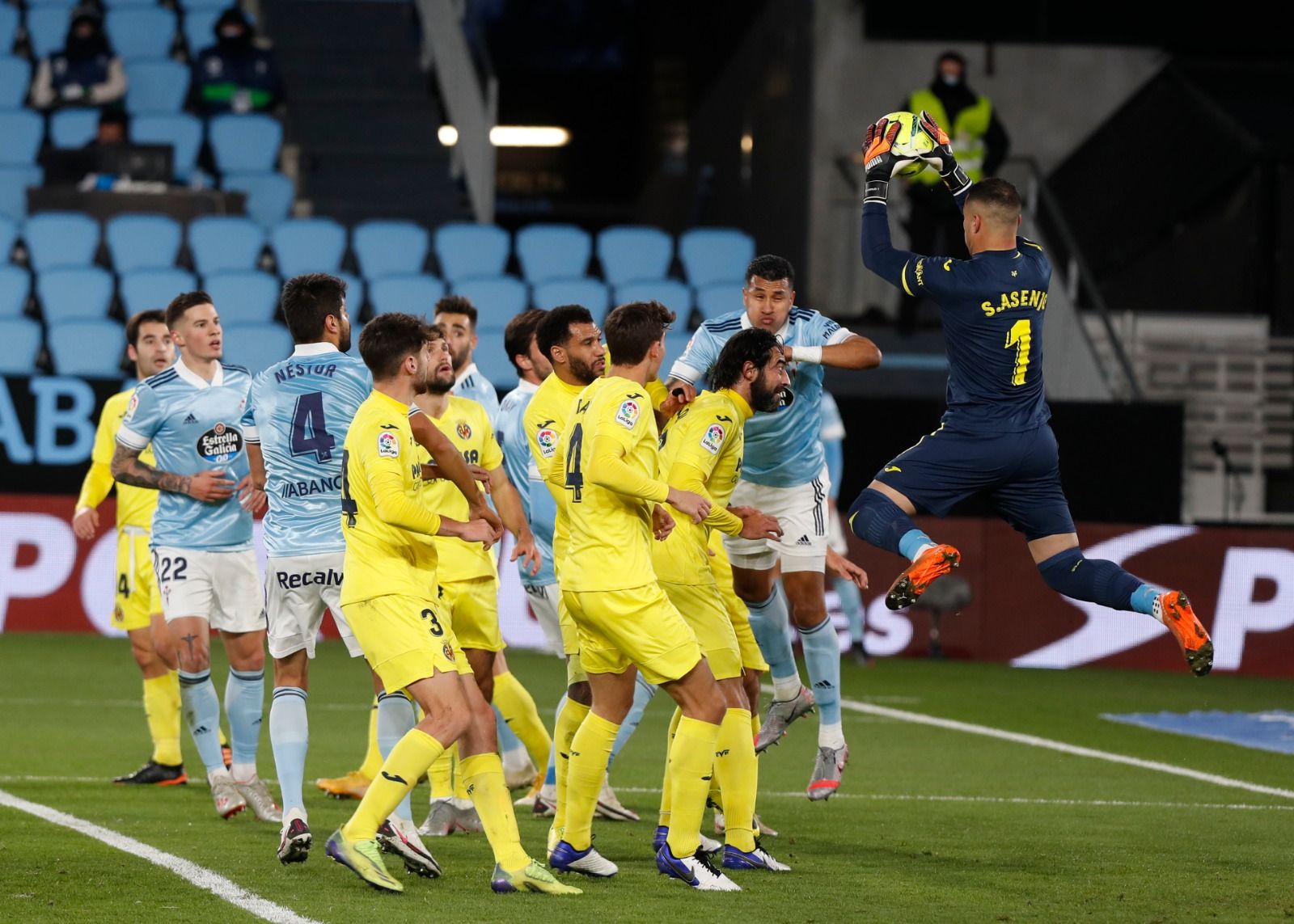 El Celta-Villarreal, en imágenes