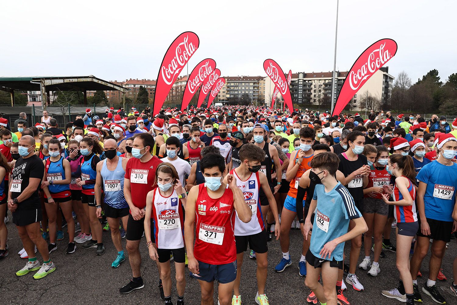 La carrera Popular de Nochebuena de Gijón