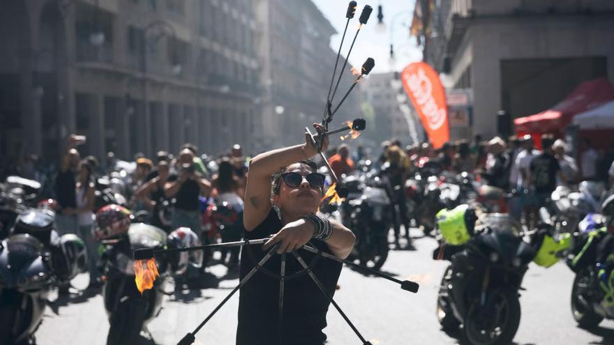 Más de 2.000 motos se reúnen en Jaime III para iniciar una ruta por Mallorca