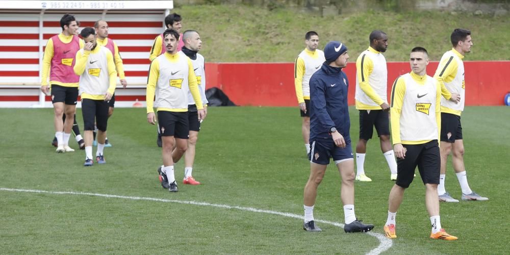 Entrenamiento del Sporting