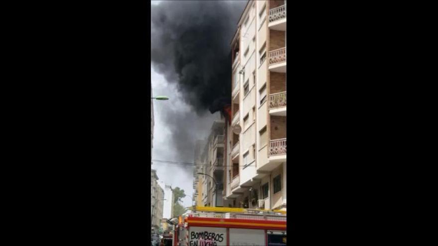 Incendio en la calle Regente