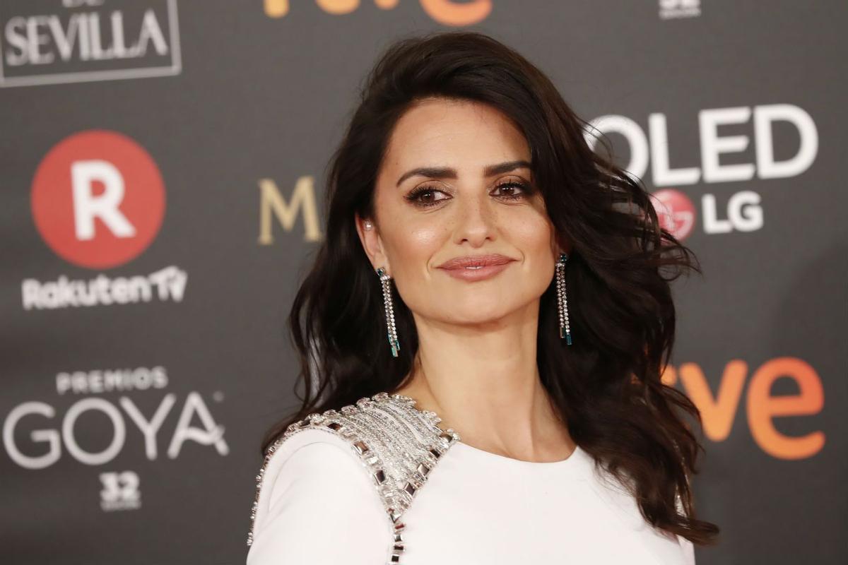 Penélope Cruz en la alfombra roja de los Goya 2018