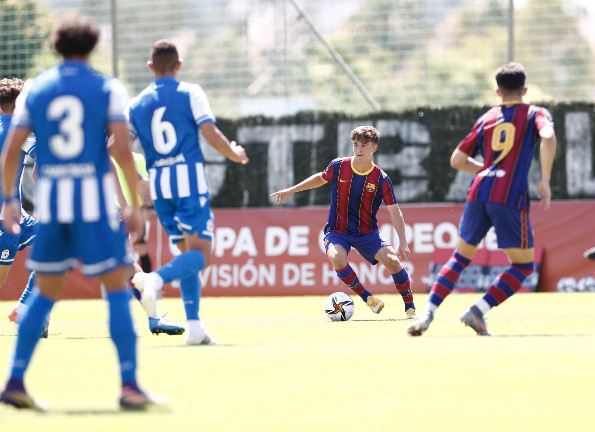 El Dépor le gana al Barcelona la final de la Copa de Campeones y es el mejor juvenil de España