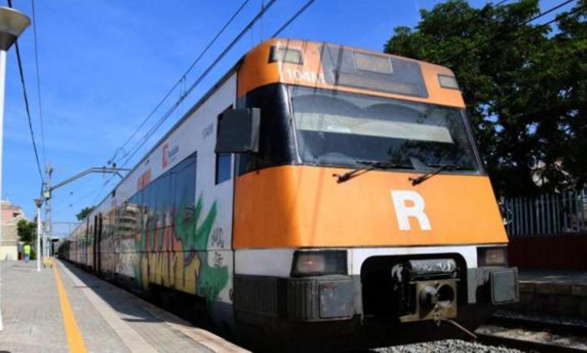 Un tren de l'R4