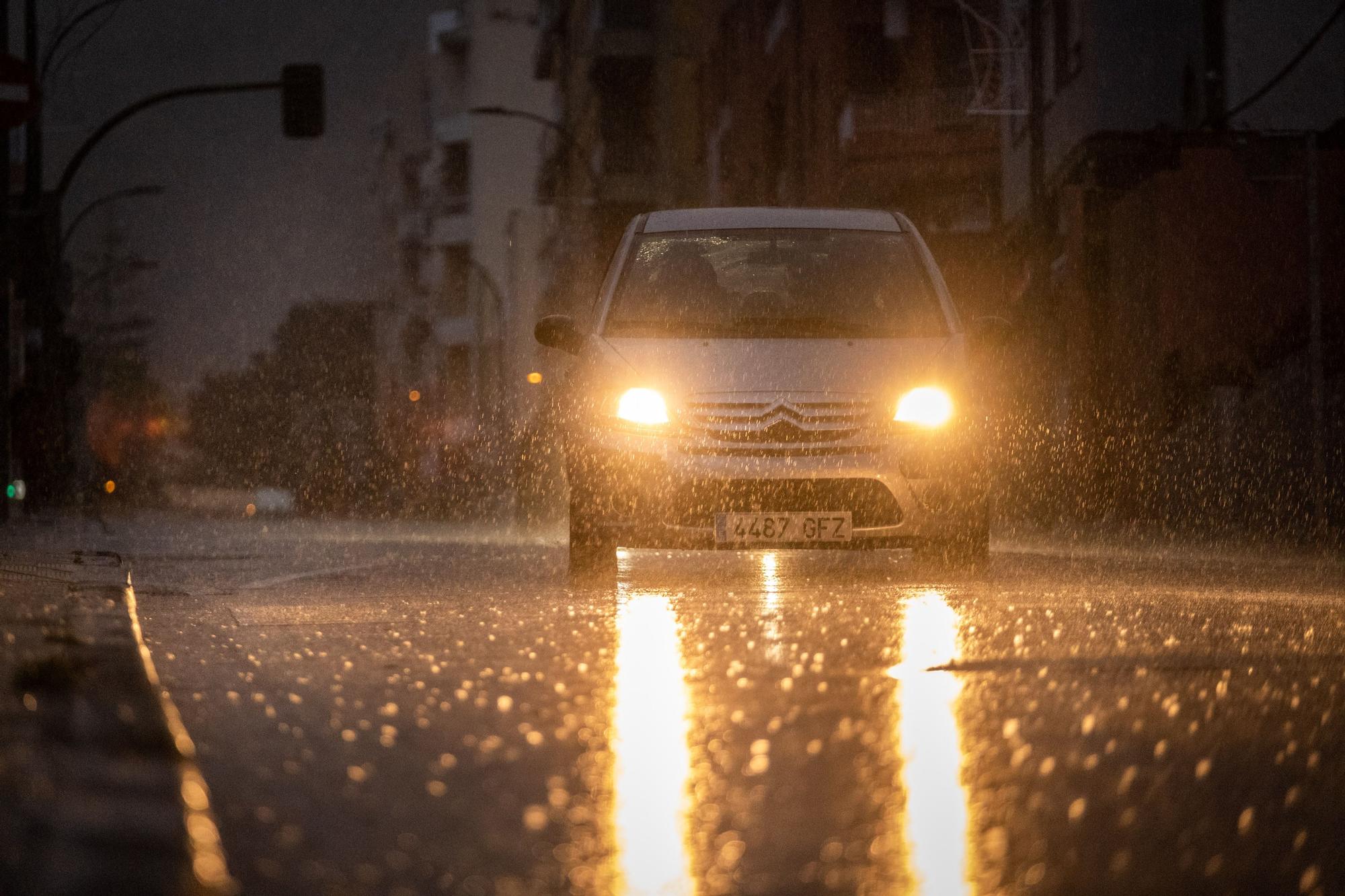 La tormenta deja lluvias en Tenerife