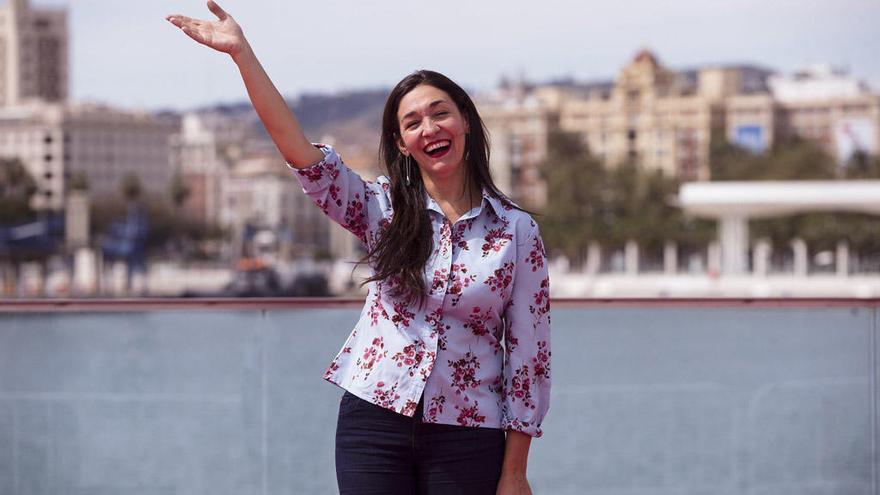 La directora argentina Lorena Muñoz, en el Muelle Uno.