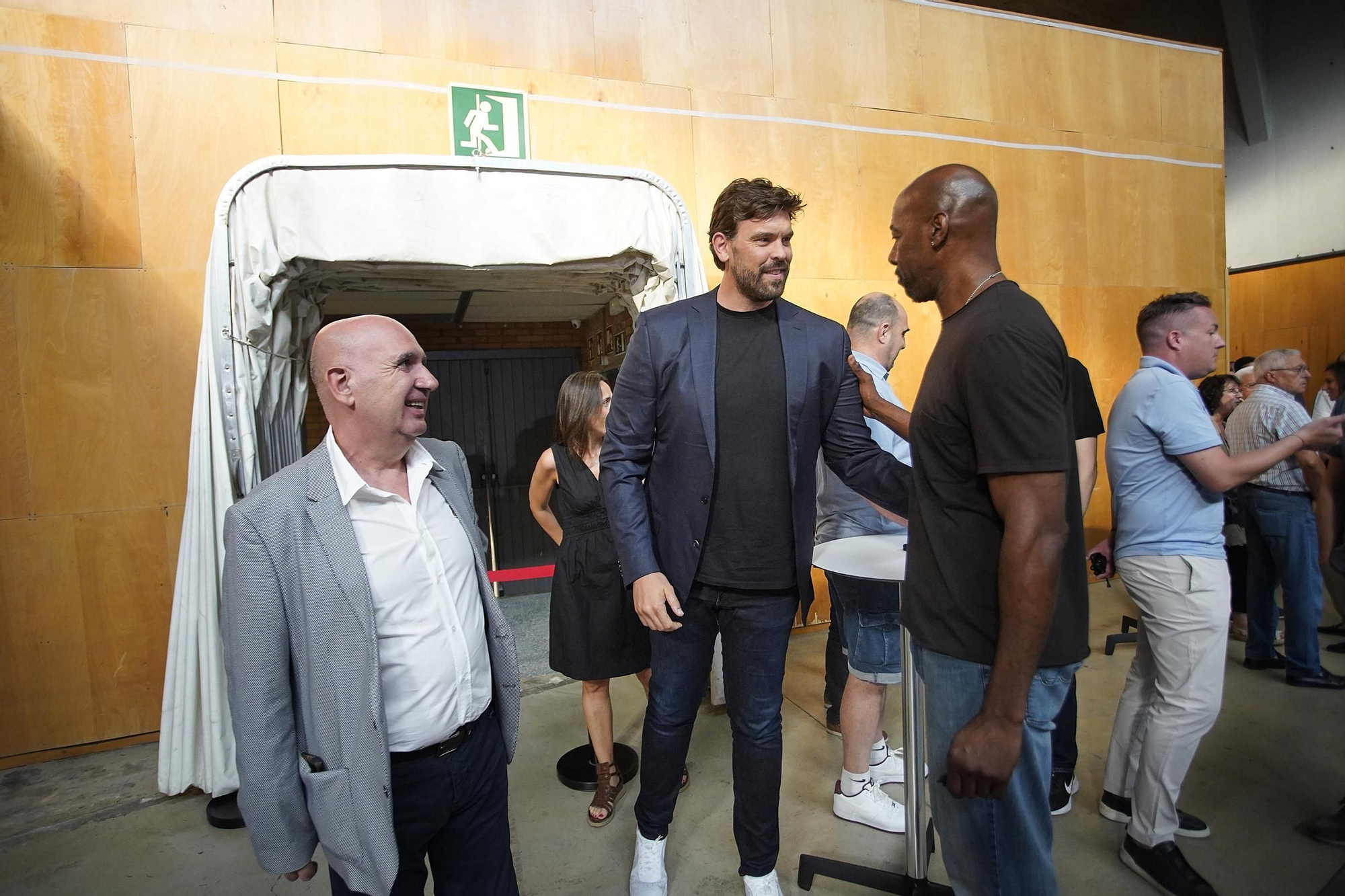 Les fotos de l'anunci de la fusió entre l'Uni i el Bàsquet Girona