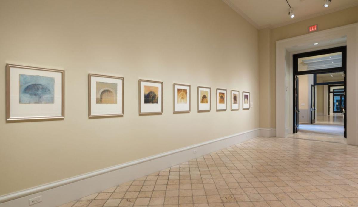 Las ocho acuarelas de Pedro Cano sobre las puertas de Italia en las paredes del Meadows Museum de Dallas. | L. O.