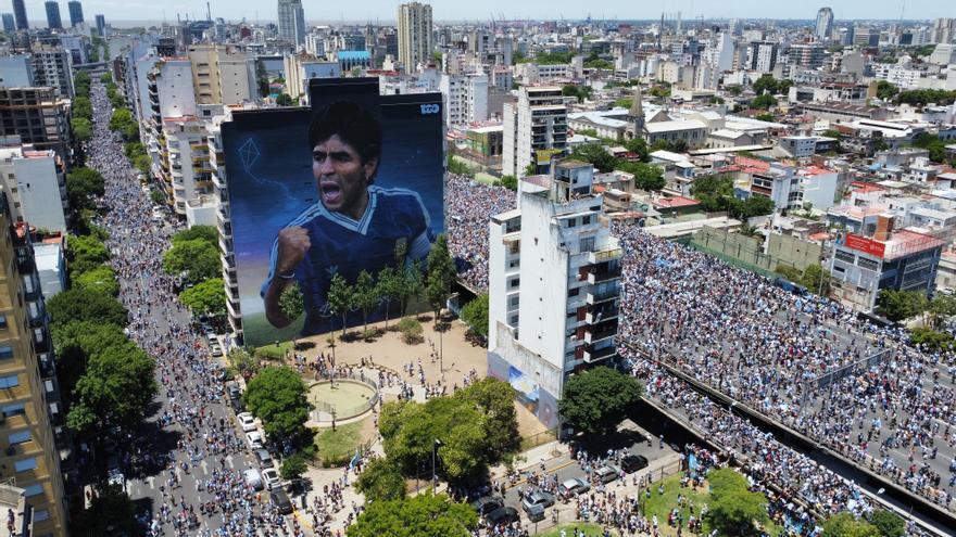 Argentina enloquece con la llegada del &#039;Messias&#039; y la Copa del Mundo