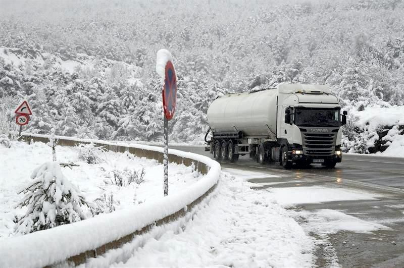 Nevadas en Aragón