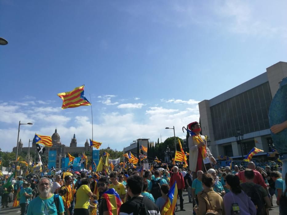 Empordanesos a la manifestació de l''11S