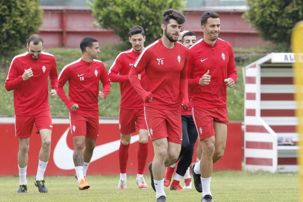 Entrenamiento del Sporting