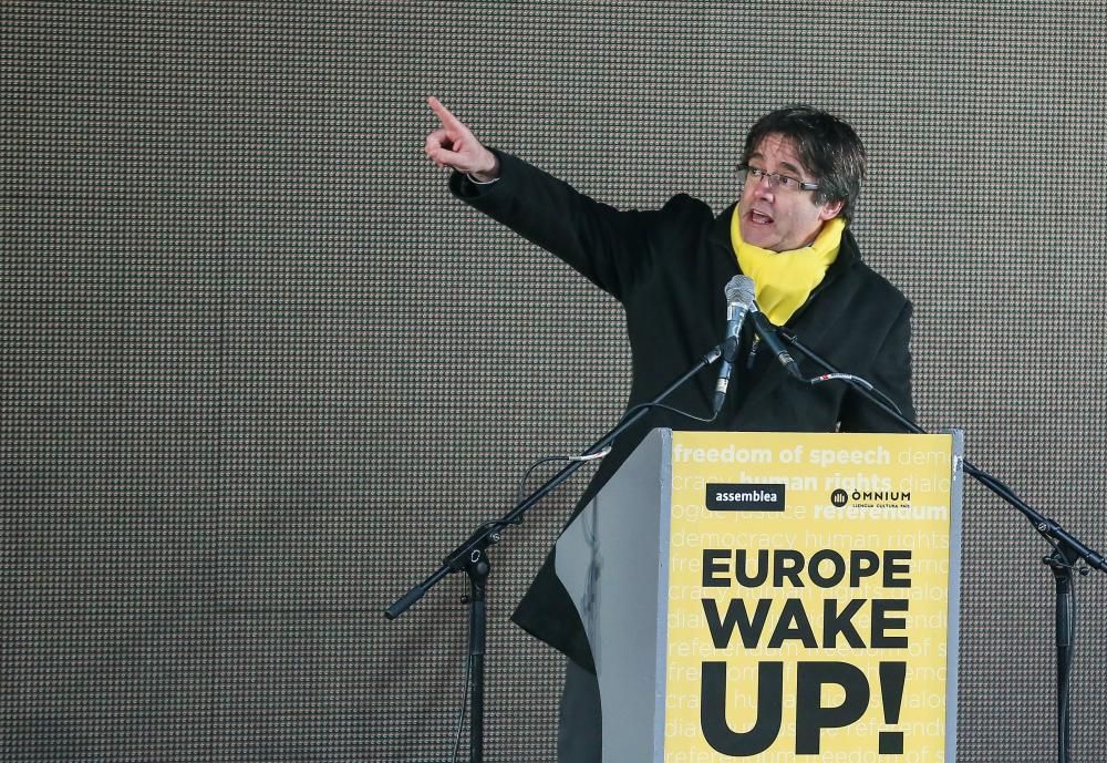 Manifestació independentista a Brussel·les