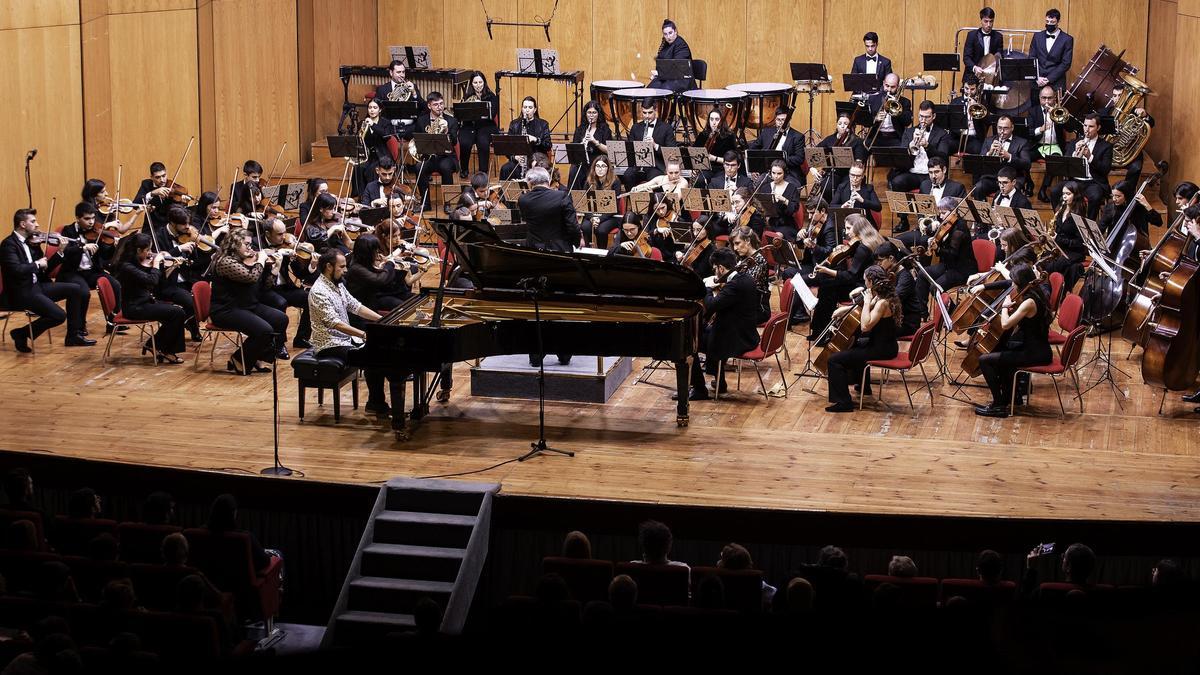 Concierto anterior de la Orquesta Clásica de Vigo.