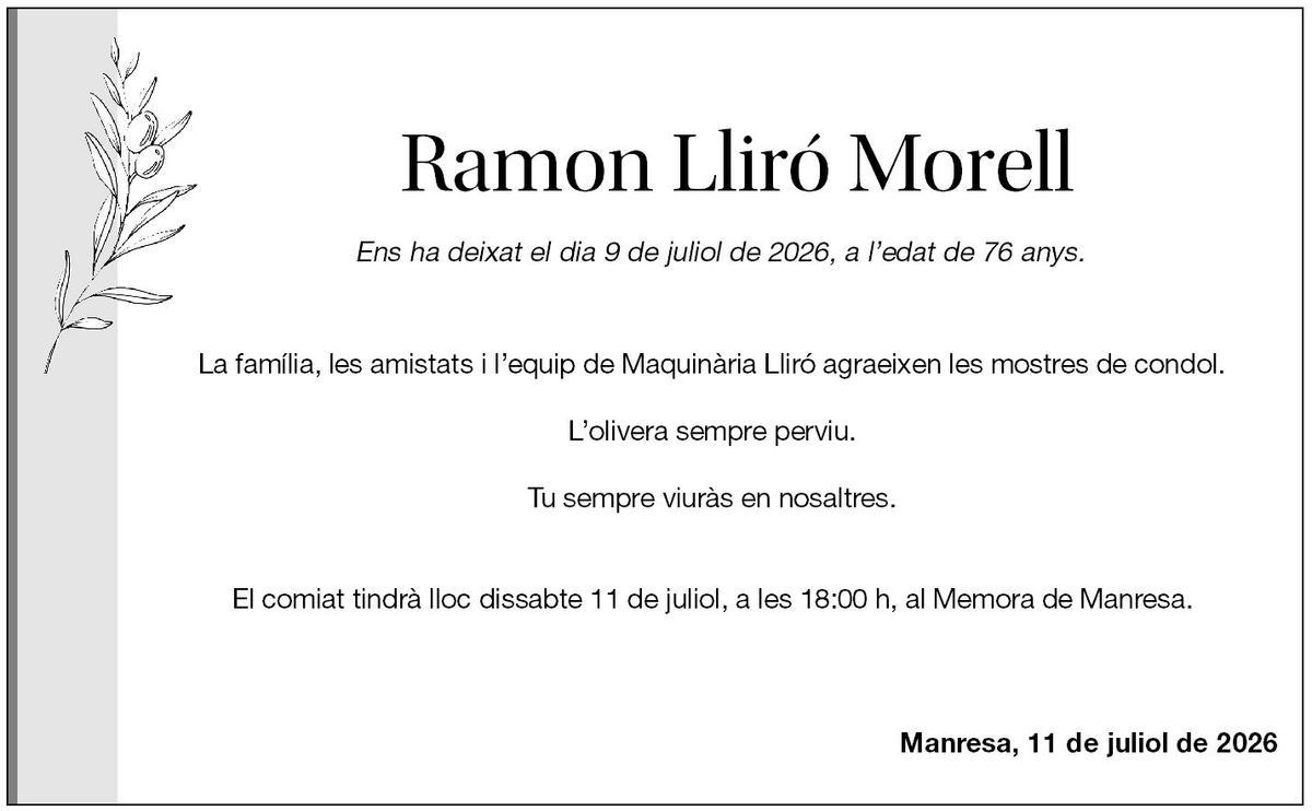 Ramon Lliró Morell