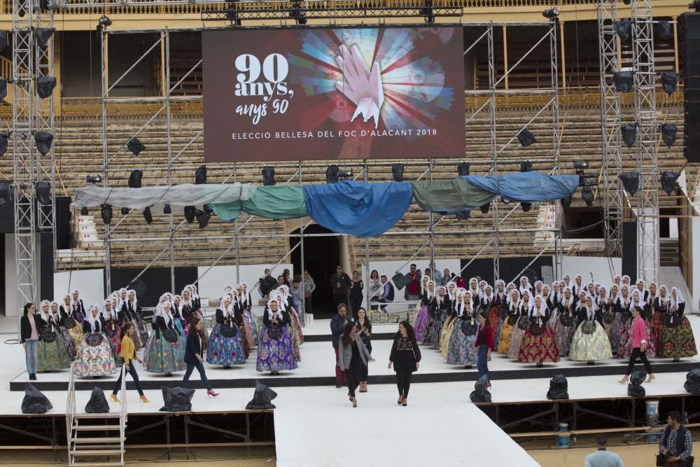 Segundo ensayo de la Gala de elección de la Bellea del Foc 2018