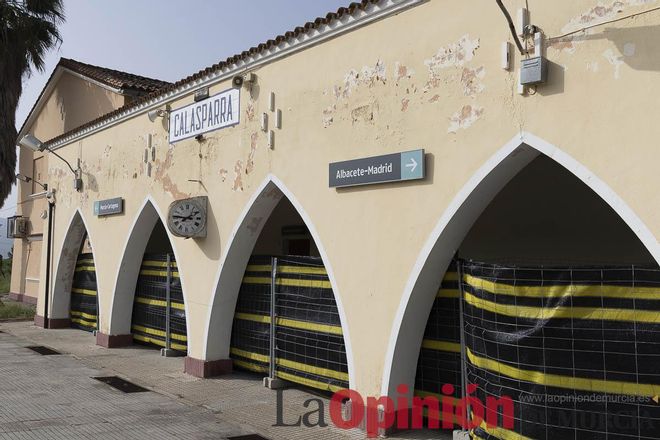 Así ha sido la marcha convocada por la Asociación Plaza Nueva en defensa de la Estación de tren de Calasparra