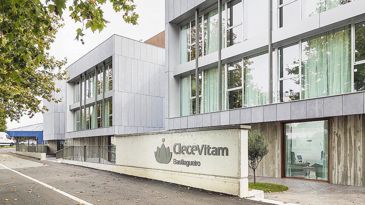 Fachada de la nueva residencia CleceVitam Bastiagueiro.