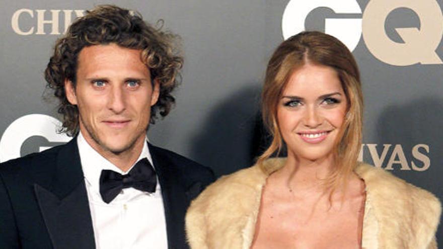 Diego Forlán y Zaira Nara.