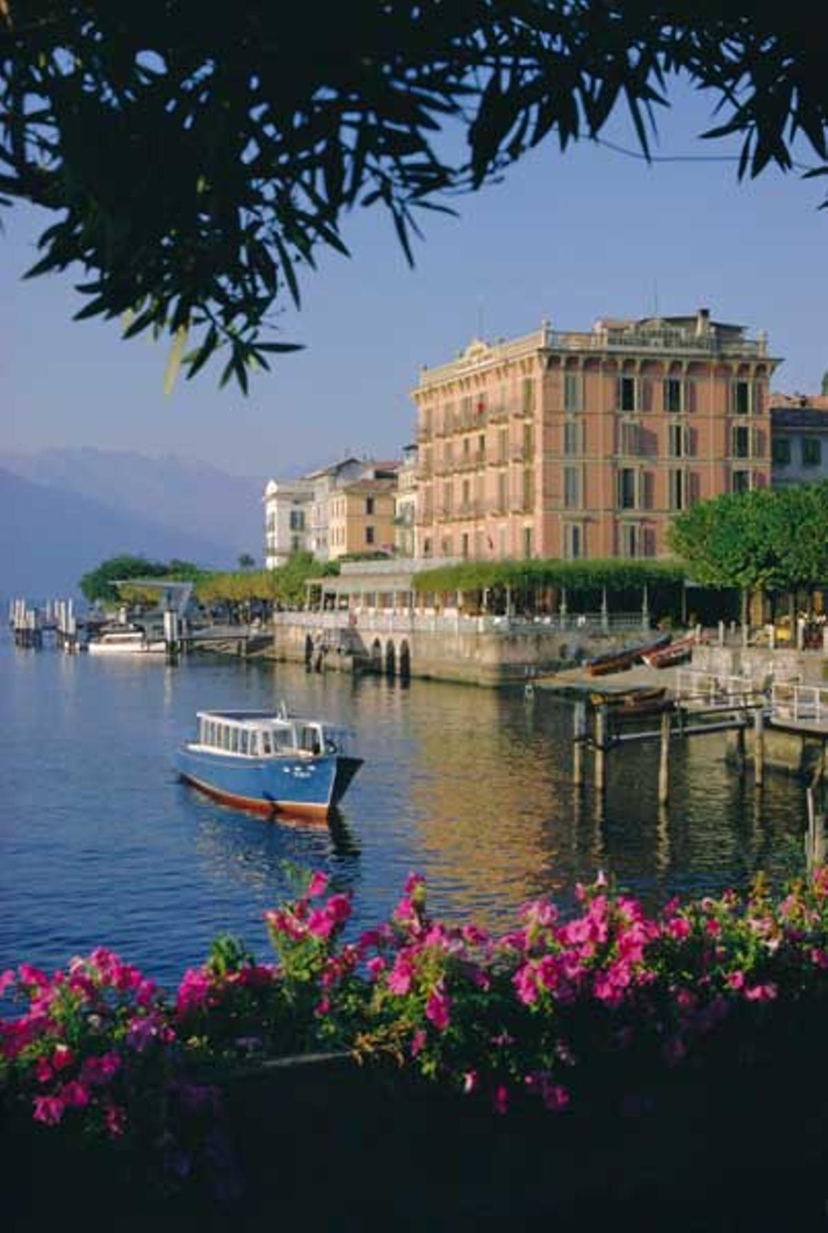 Vista de una calle de Bellagio.