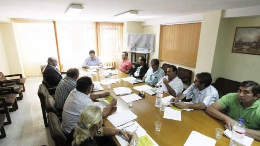 Un momento del pleno de la Cámara Agraria celebrado ayer.