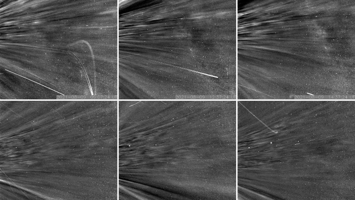 Imágenes de la corona solar captadas por la sonda 'Parker'