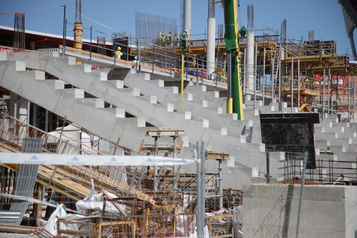 FOTOS | Así avanzan las obras de Son Moix - Diario de Mallorca