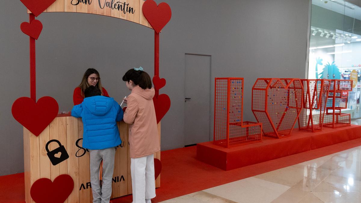 Stand de San Valentín en Aragonia