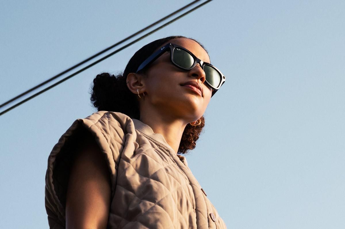 Gafas de sol Ray-Ban Stories Wayfarer negras