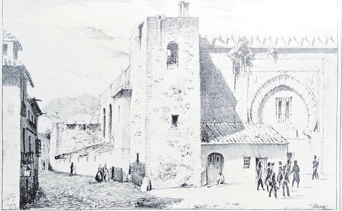 Vista de las Atarazanas antes de la construcción del mercado.