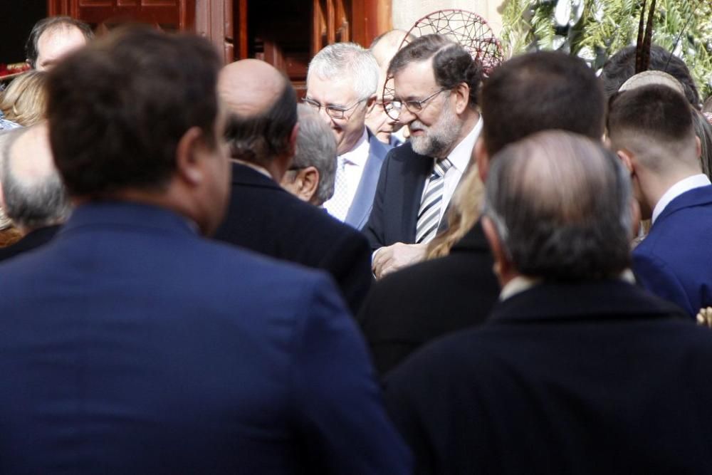 Mariano Rajoy acude a una boda en Cartagena