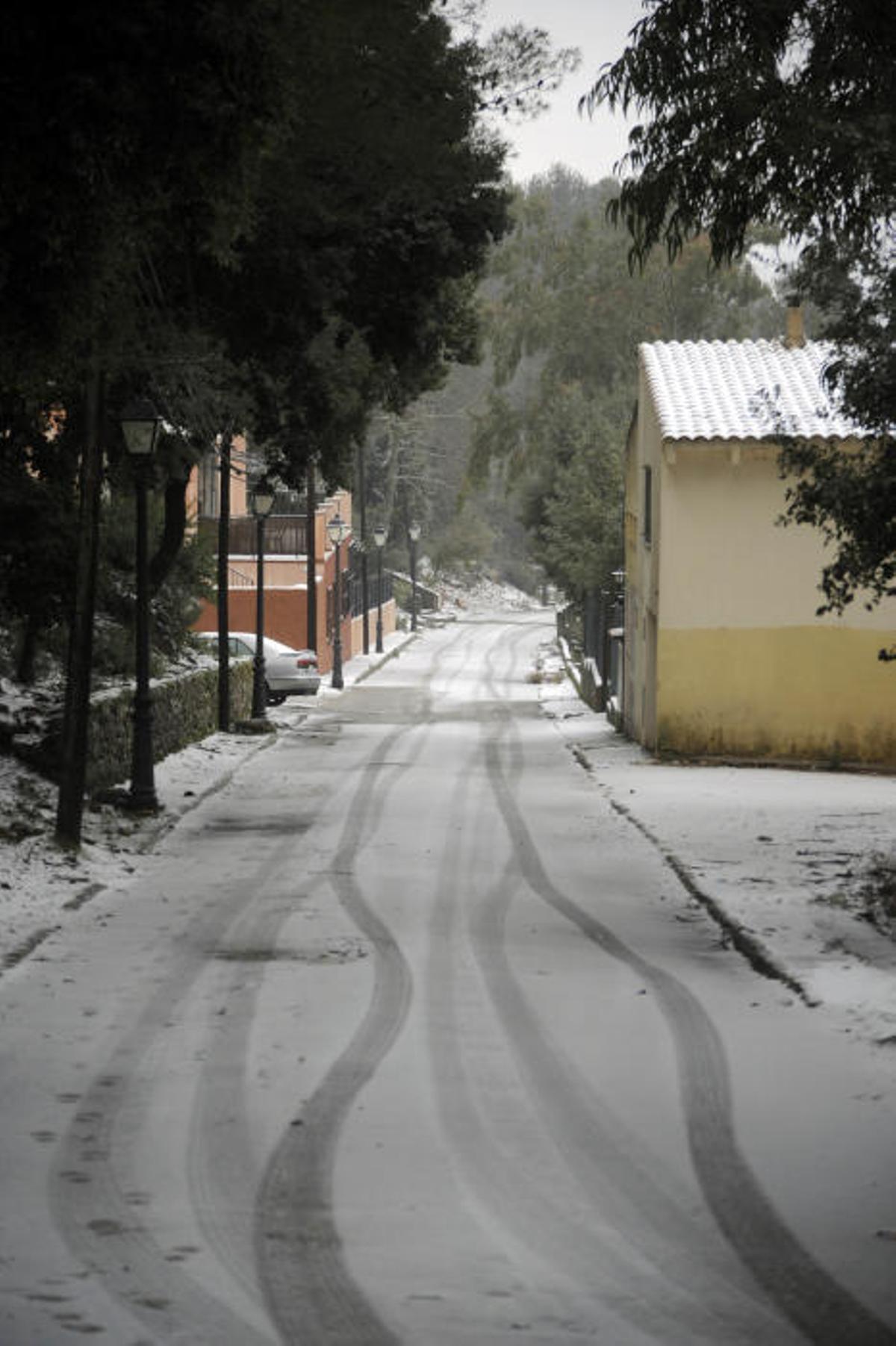 Se cumplen 14 años de la gran nevada en Mallorca de febrero de 2012, la segunda más importante de la historia