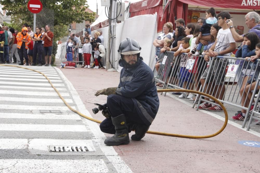 El tradicional acto, que se realizó ante cientos de personas, sufrió un imprevisto a causa del fallo de un dispositivo de seguridad que impidió que dos figuras explotasen bien.