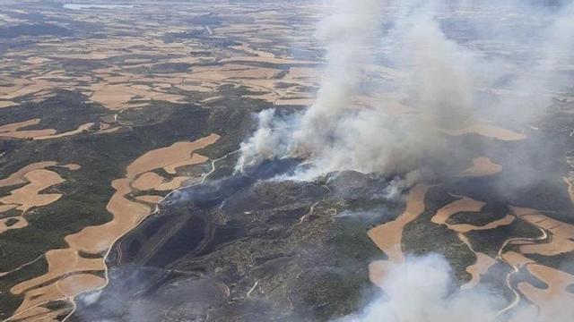 Superfície calçinada a l'Aragó.