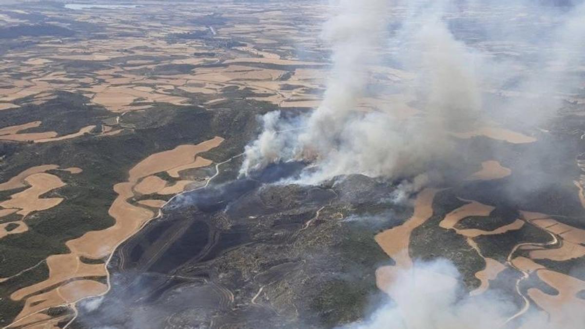 INCENDIO ORÉS | Un incendio forestal en Zaragoza deja más de 6.000 hectáreas calcinadas