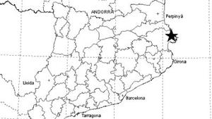 Registrat un terratrèmol de magnitud 2,3 a la costa de l’Alt Empordà