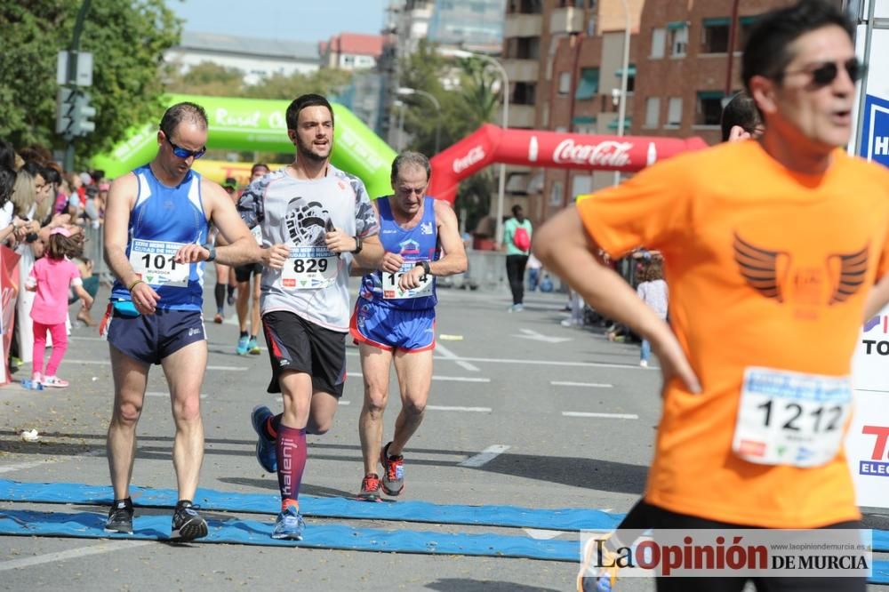 Media Maratón de Murcia: llegada (2ª parte)