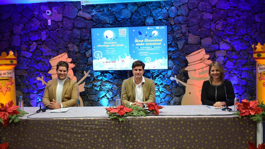 The Mayor presented the Christmas Campaign of Santiago del Teide 2021/2022