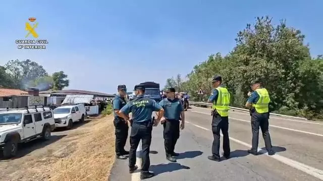 Vídeo | Dispositivo de la Guardia Civil en la 'rave' de La Granja