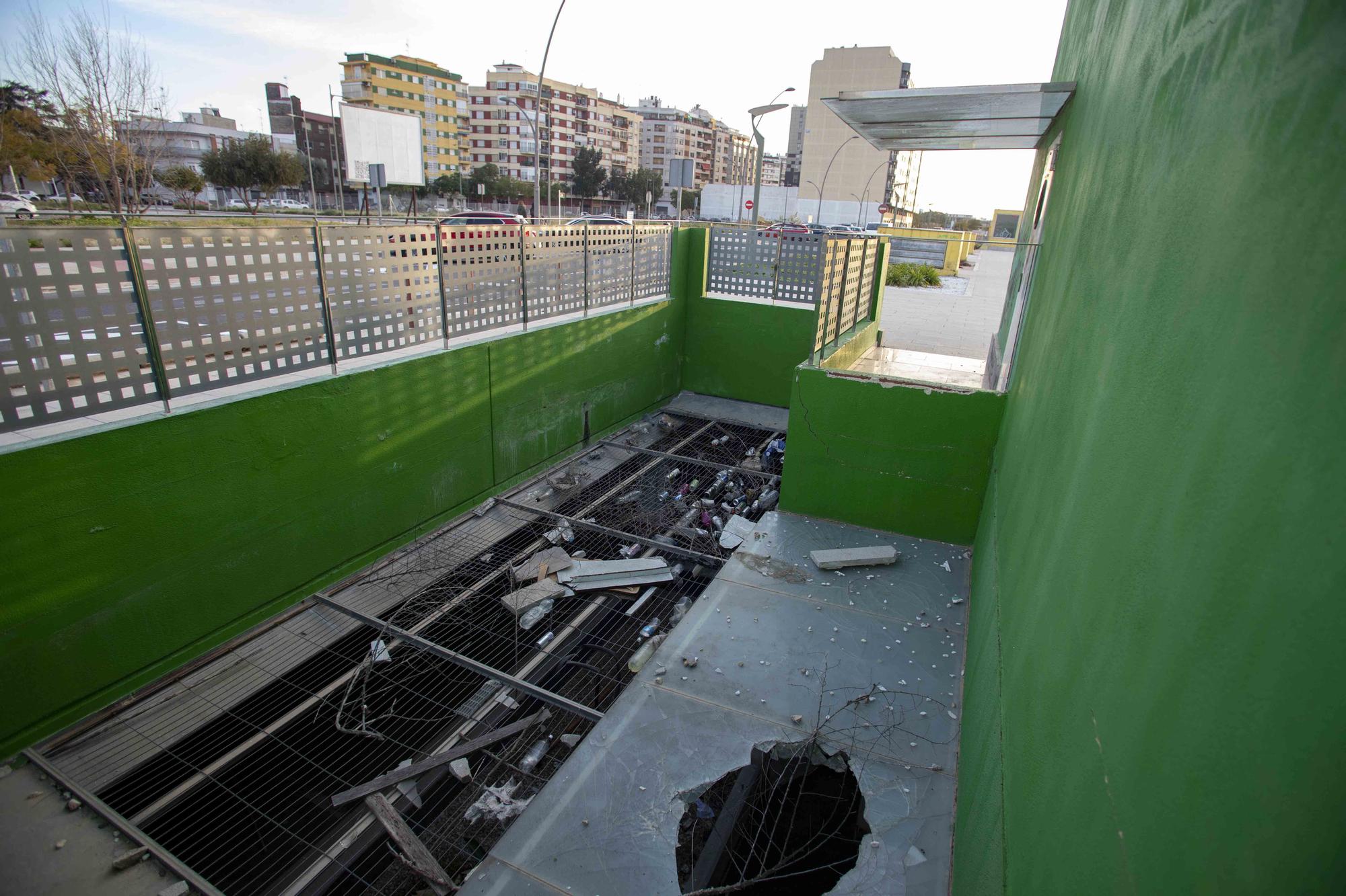 El vandalismo «estaciona» en Alzira