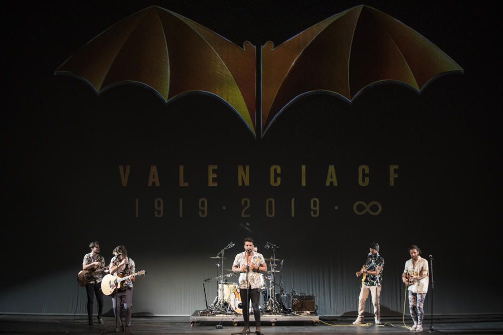 Primer acto del Centenario del Valencia CF