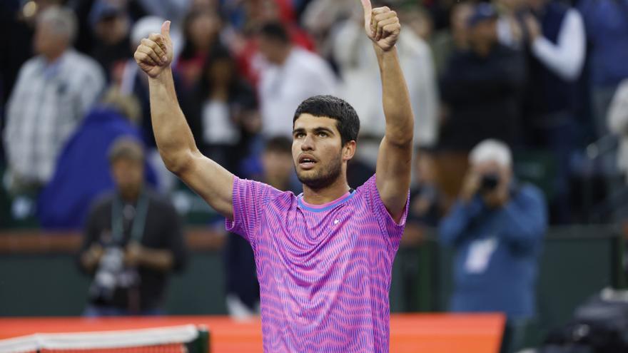 El triunfo de Carlos Alcaraz en Indian Wells, en imágenes