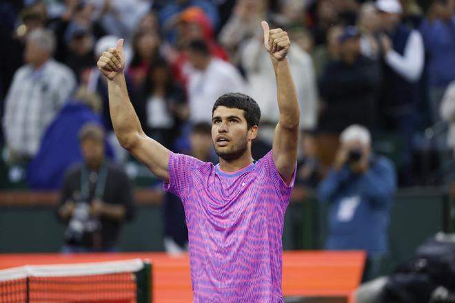 El triunfo de Carlos Alcaraz en Indian Wells, en imágenes