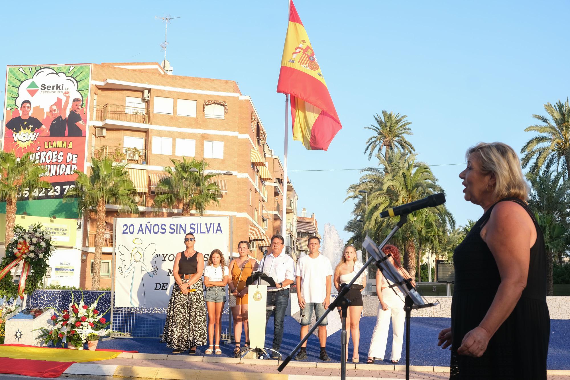 Santa Pola homenajea a la pequeña Silvia en el 20 aniversario de su asesinato en el atentado de ETA