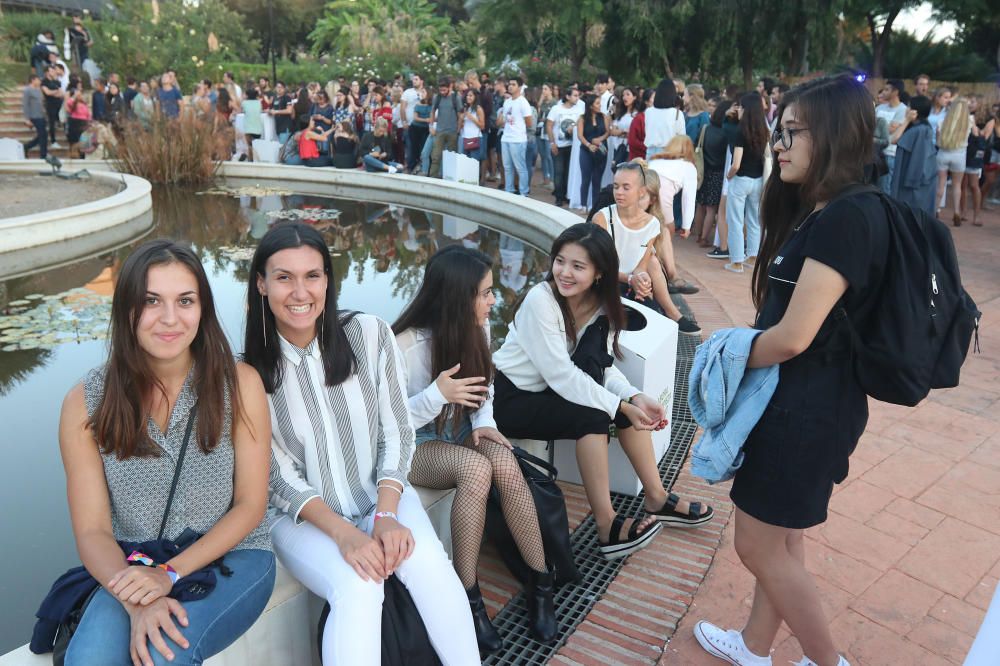 Este martes ha tenido lugar el acto de bienvenida a los alumnos de intercambio internacional y estudiantes del Centro Internacional de Español, procedentes de más de 50 países. El acto tuvo lugar en el Jardín Botánico del Campus de Teatinos