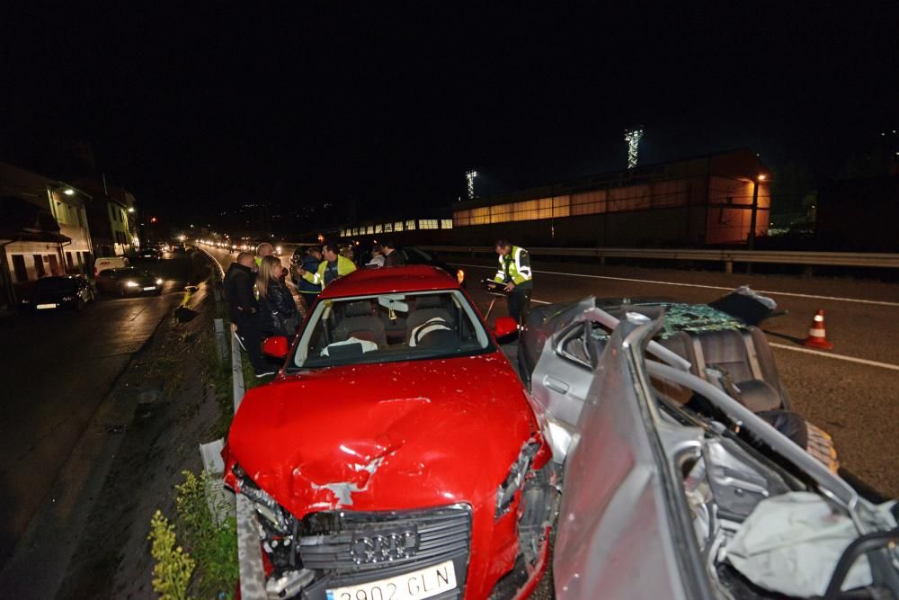 Accidente en el Corredor del Nalón