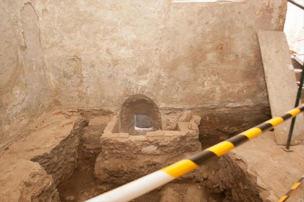 Los restos más antiguos aparecidos en Santa Catalina, en Badajoz, son del siglo XIII