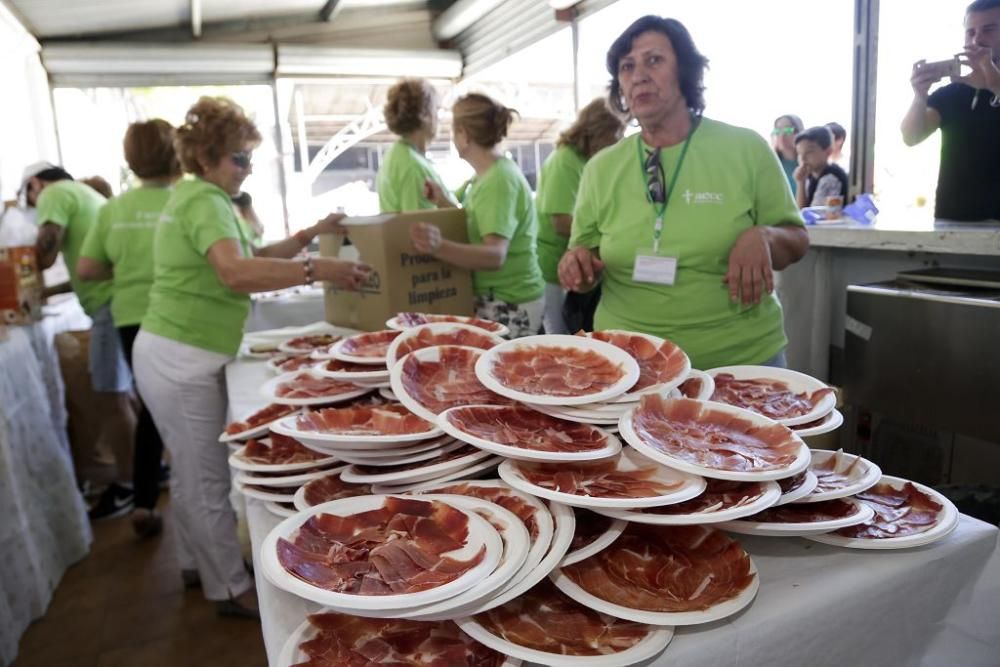 III Encuentro de Cortadores de Jamón de la AECC de Zarandona