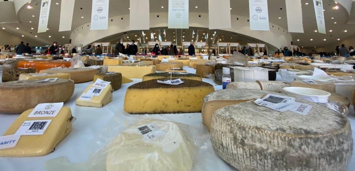 Quesos en una edición anterior de los World Cheese Awards.